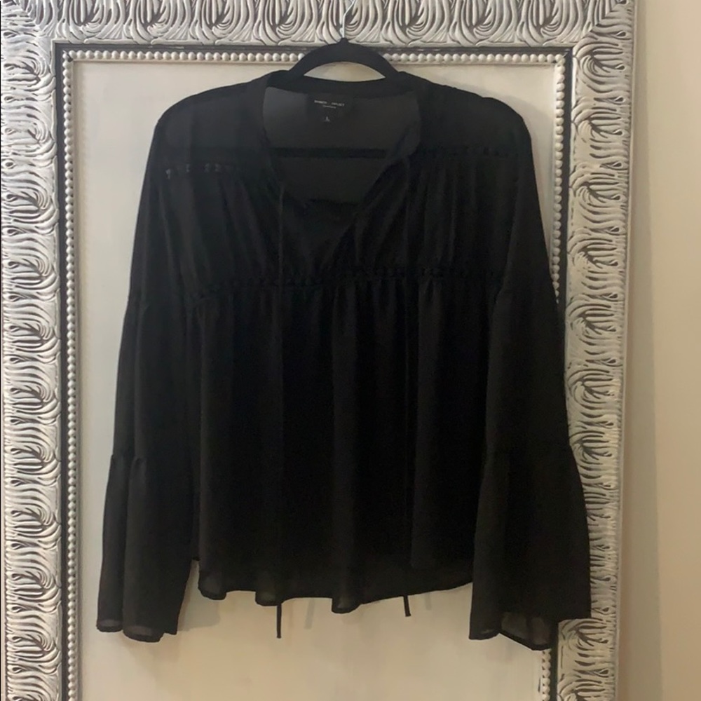 Flowy peasant top